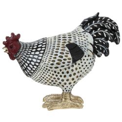 GAEM Фигурка декоративная "Петух"/"Курица", L13 W6 H15 см, 2в.