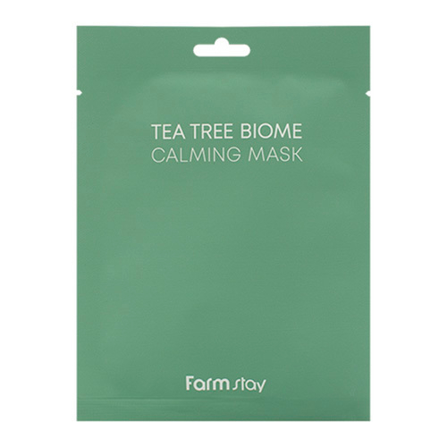 Маска-салфетка для лица с экстрактом Чайного Дерева FarmStay Tea Tree Biome Calming Mask 5шт
