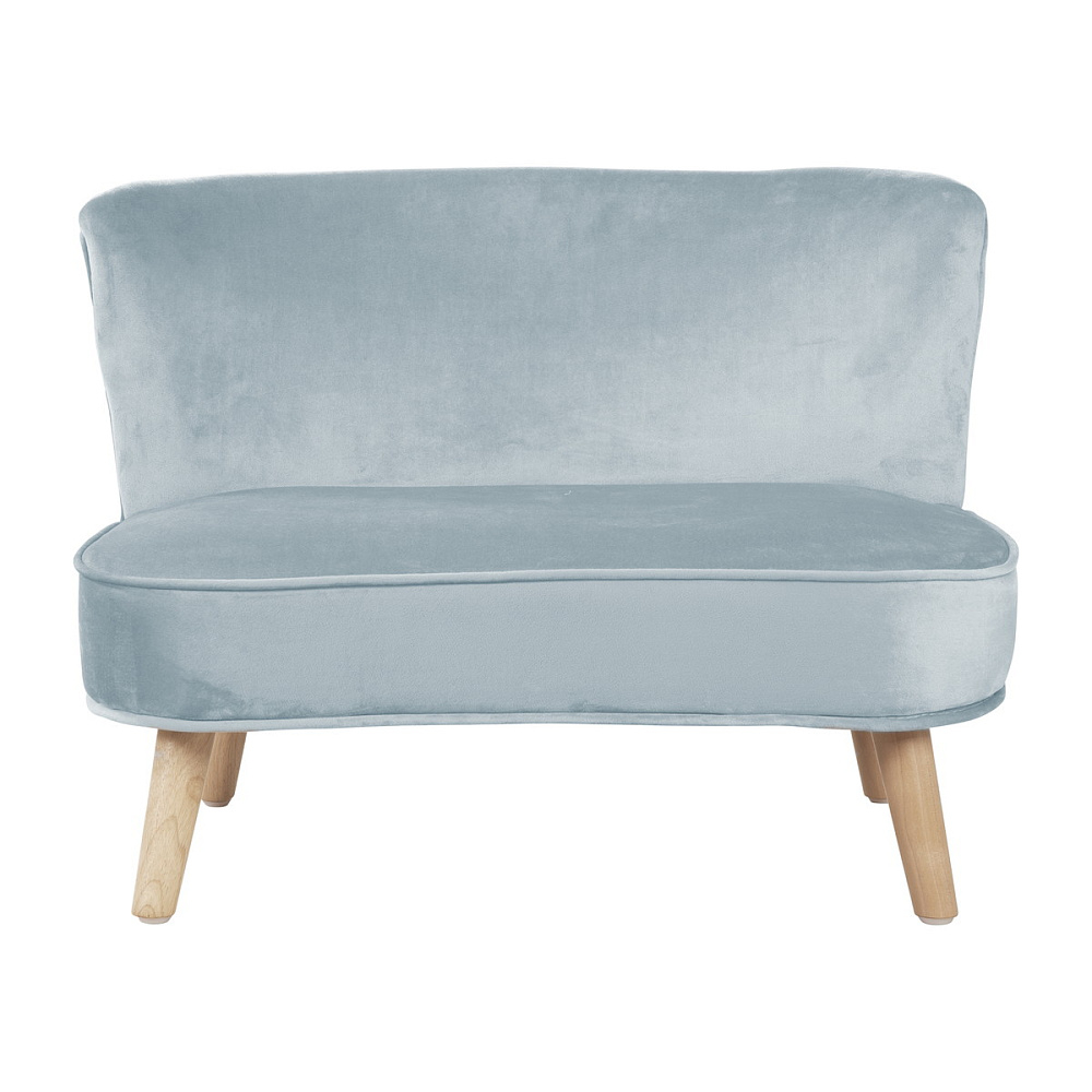 Детский велюровый диван Roba Lil Sofa голубой