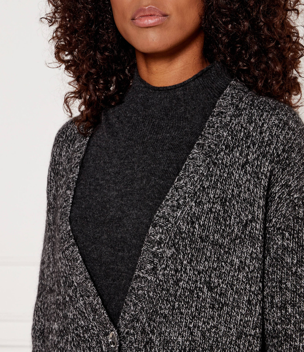 Хлопковый кардиган erbaceo Pinko - графитовый(104115 A247)