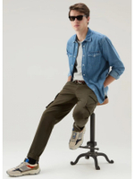 Джинсовая рубашка мужская Denim Shirt WOOLRICH