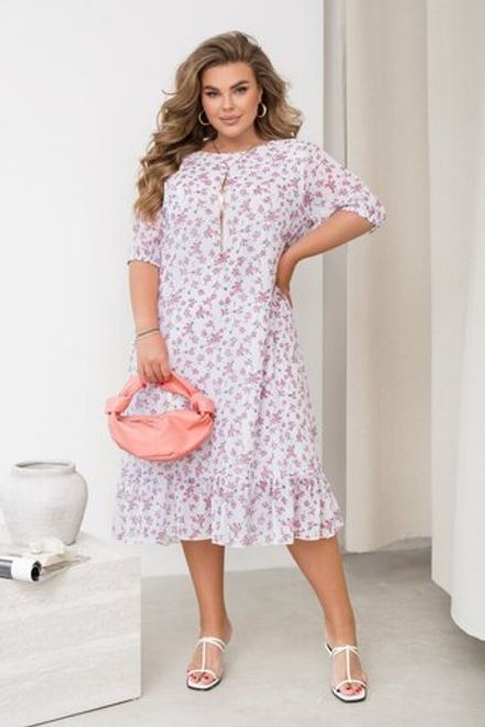 Платье шифоновое УК-2620-4 Фабрика Моды Фото 1