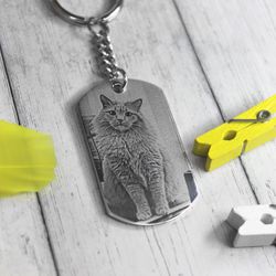 Брелок с гравировкой фотографии на заказ