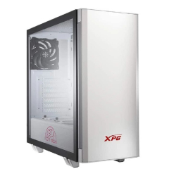 Корпус для компьютера XPG INVADER WHITE (INVADER-WHCWW) (Midi-Tower, белый, TG, 120mm fan*2)