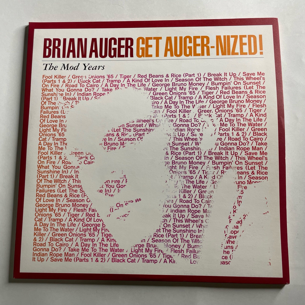 Винтажная виниловая пластинка LP Brian Auger Get Auger Nized (The Mod Years) (Италия 2004)