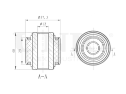 Сайлентблок заднего продольного рычага UNIO RMP-20369