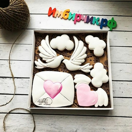 Имбирные пряники Любовь