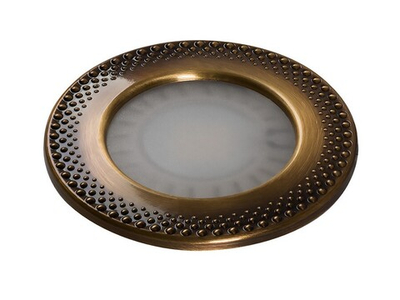 Forma e Funzione Светодиодный светильник SUN ART, 24 V, врезной, теплый, латунь