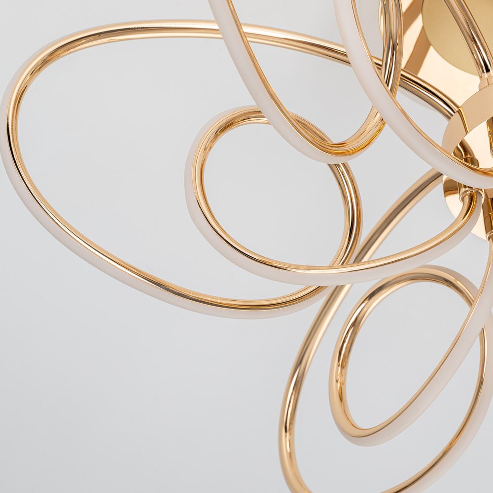 Citilux SALMA SMART CL224A172 RGB LED Умная люстра Золото