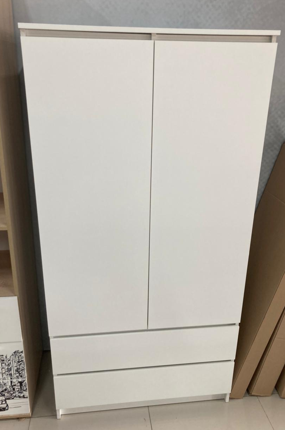 Шкаф Мори МШ 900.1 Белый