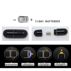 Насадка с вибрацией, l 164 мм d 37 мм, цвет чёрный арт. sem-55117