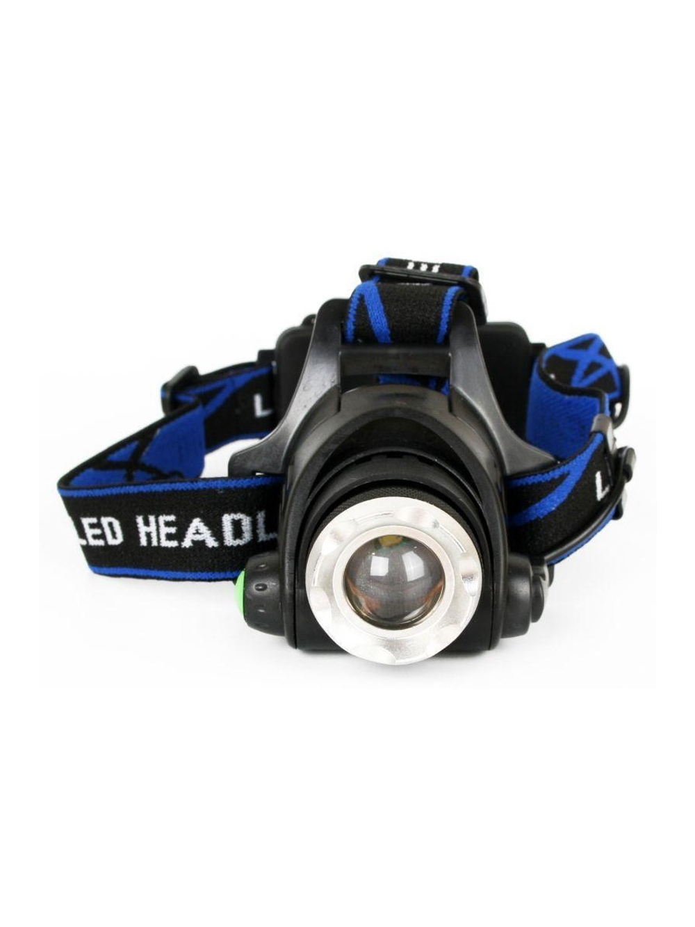 Фонарь аккумуляторный налобный E150 CREE 3Вт фокус 3 режима 220В пластик. черн. (бокс) Ultraflash 12188