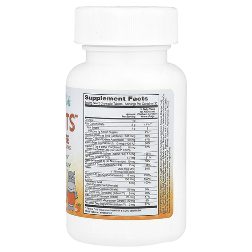 NOW Foods, Kids, Kid Vits ™, сочный апельсин, 60 жевательных таблеток