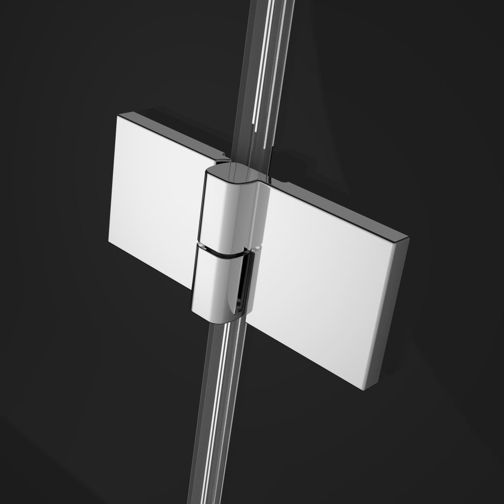 Шторка на ванну  Radaway Essenza New  PND 100 207210-01L левая, крепится слева, профиль хром, стекло прозрачное 100x150см.