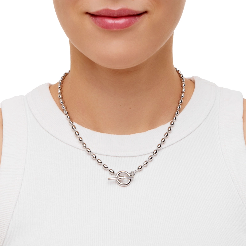 Колье Нить Звеньев – Серебро