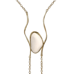 Колье белое