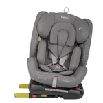 Автокресло детское Indigo Tourneo S ISOFIX группа 0/1/2/3 (0-36) серый