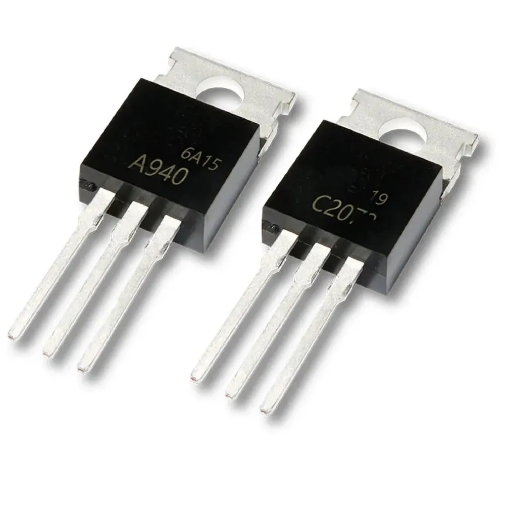 Транзистор 2SC2073 + 2SA940 (TO220) комплиментарная пара