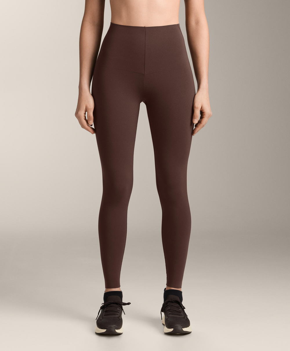 OYSHO Легинсы Compressive длиной до щиколотки с высокой посадкой, коричневый