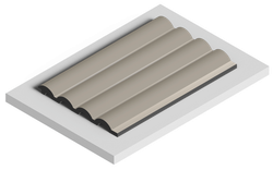 Стеновая панель HiWood декорированная, 270x12 см