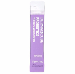 Farm Stay Derma Cube Probiotics Therapy Night Cream антивозрастной ночной крем с пробиотиками