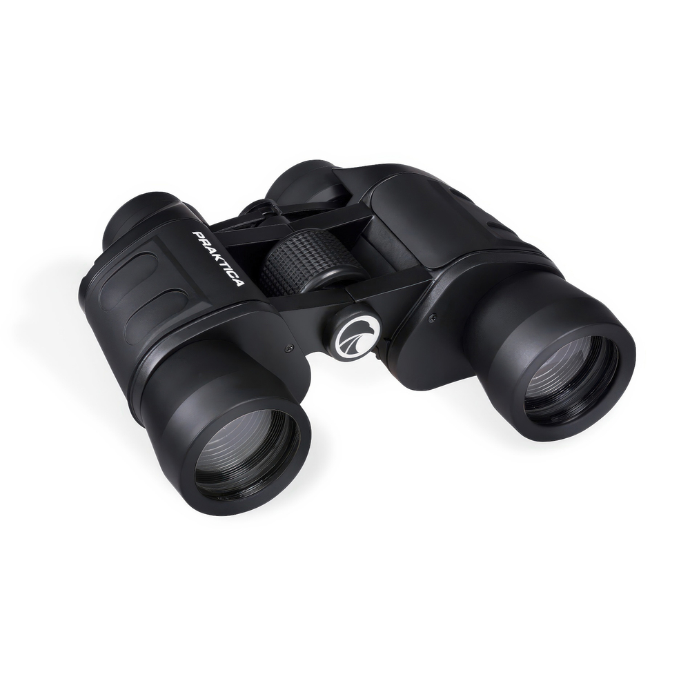 Бинокль Praktica Falcon 8x40 Black - Прочный прорезиненный корпус для защиты от ударов и влаги