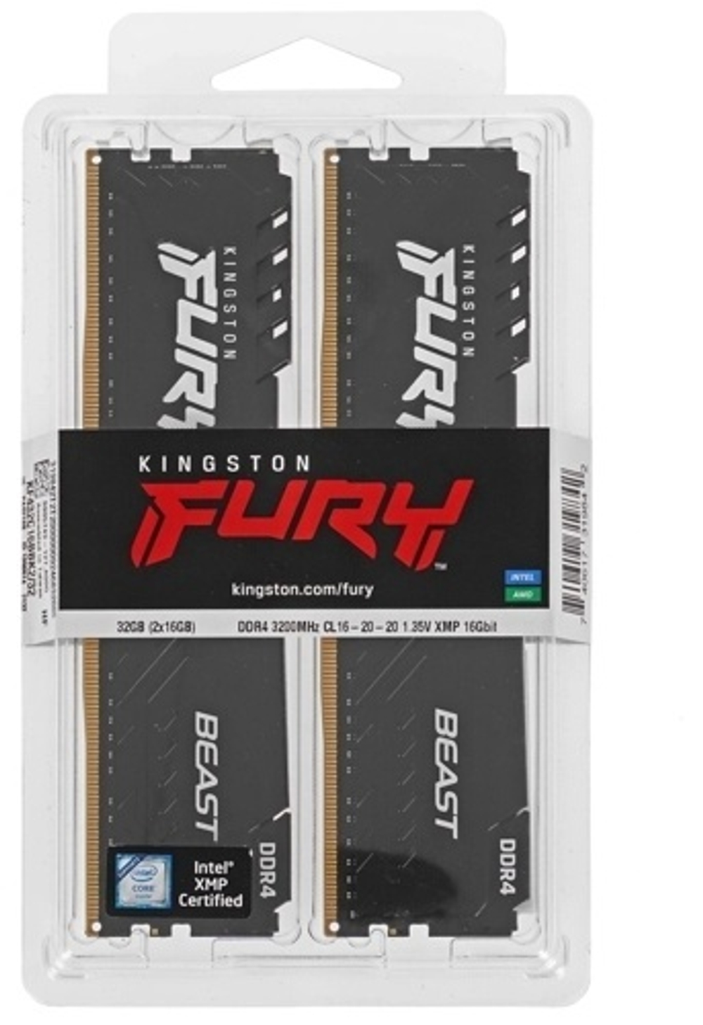 Оперативная память Kingston KF432C16BBK2/32 32 Гб