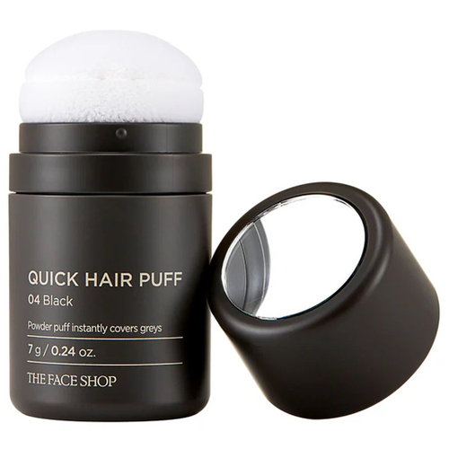 Цветная пудра для быстрой окраски волос седины The Face Shop Quick Hair Puff, 7г