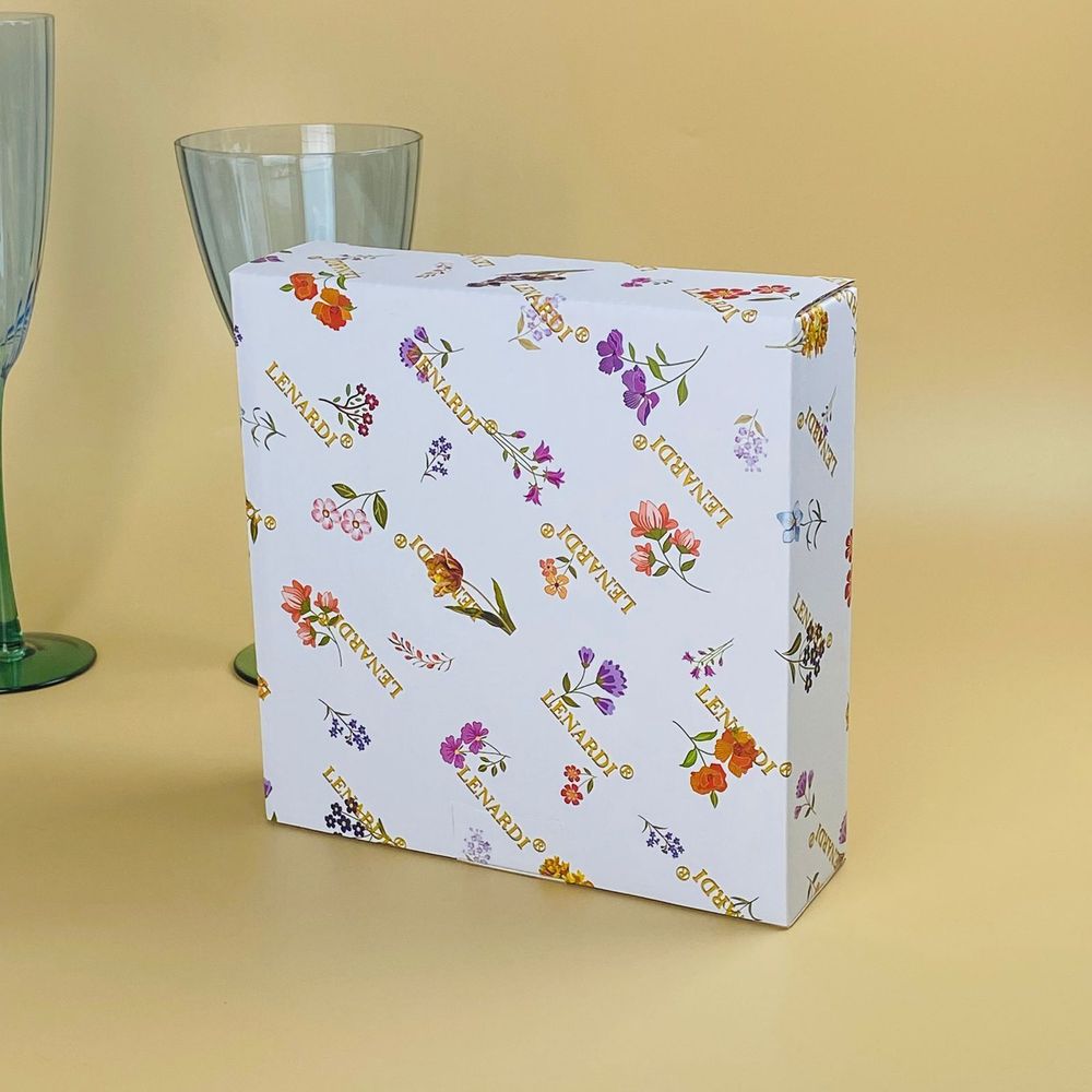 Lenardi 109-262 Менажница 31х20см КРОКУС ЗОЛОТО в под.уп.(х8)Фарфор