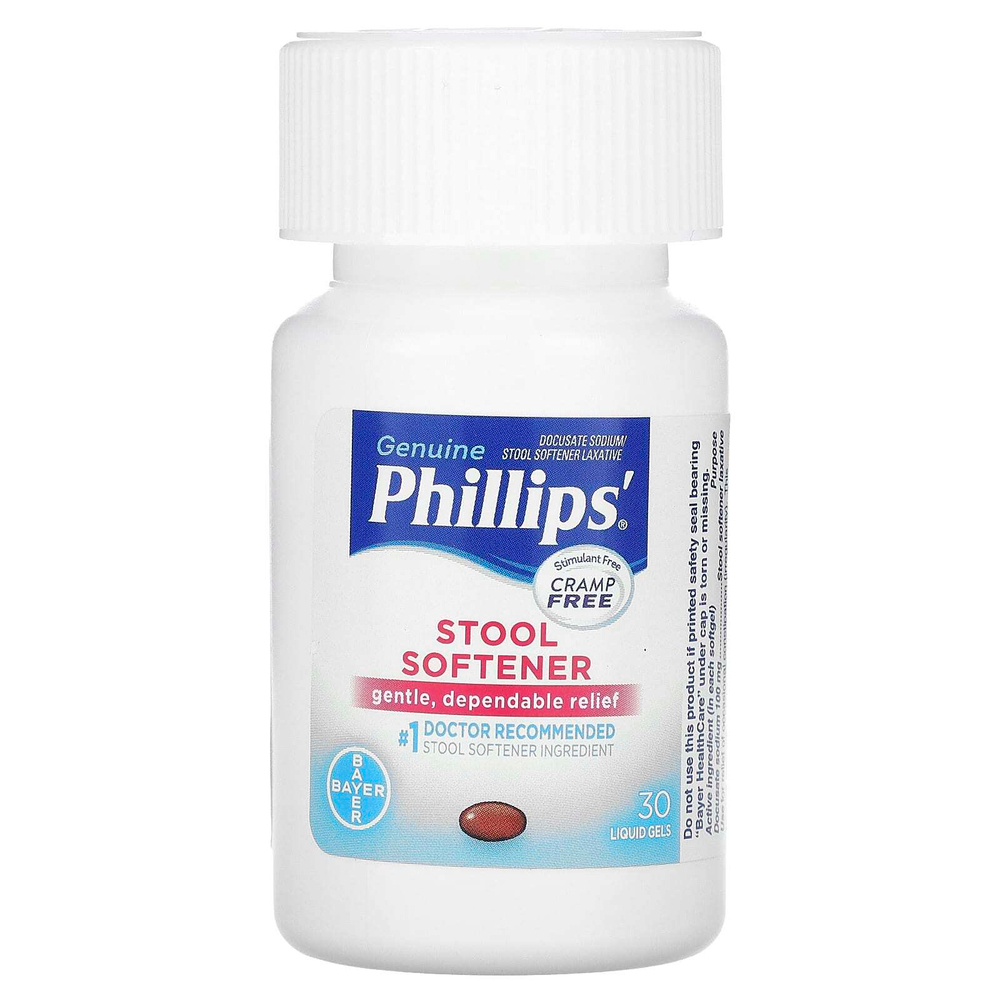 Phillip's, Средство для смягчения стула, 30 жидких гелей