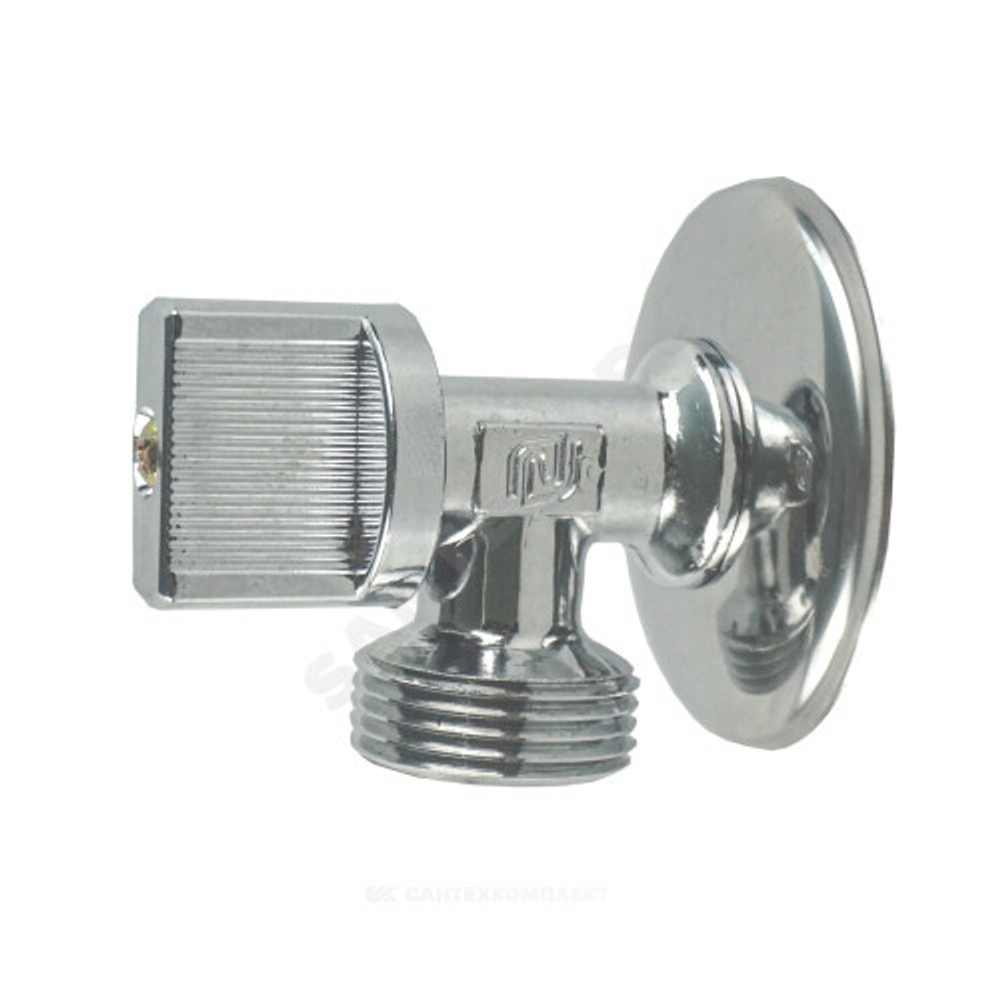 Кран шаровой латунный бытовой G1/2"х3/4" Ру10 НР SantechSystems