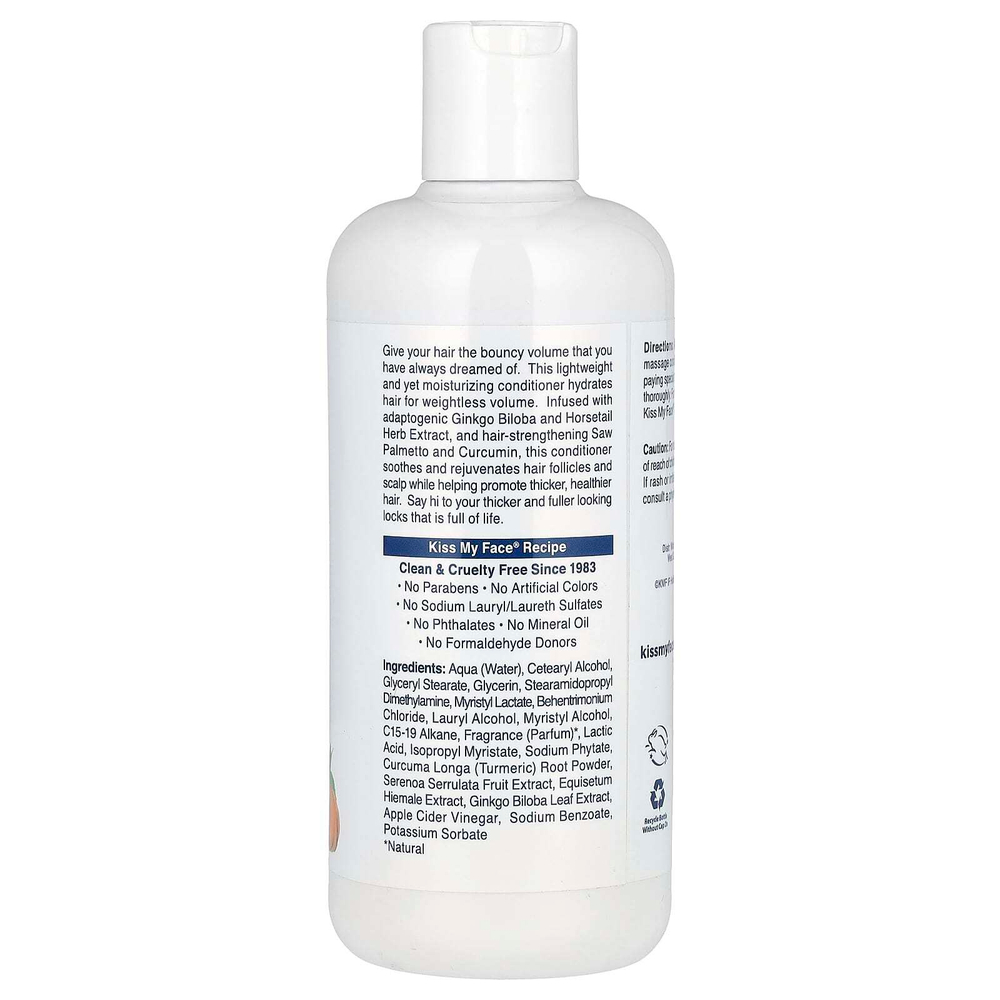 Kiss My Face, Кондиционер для густых и насыщенных волос, для тонких редеющих волос, 473 мл (16 жидк. унц.)