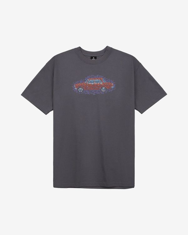 Футболка «Культурный код Москвы» Москвич серая - фото 1