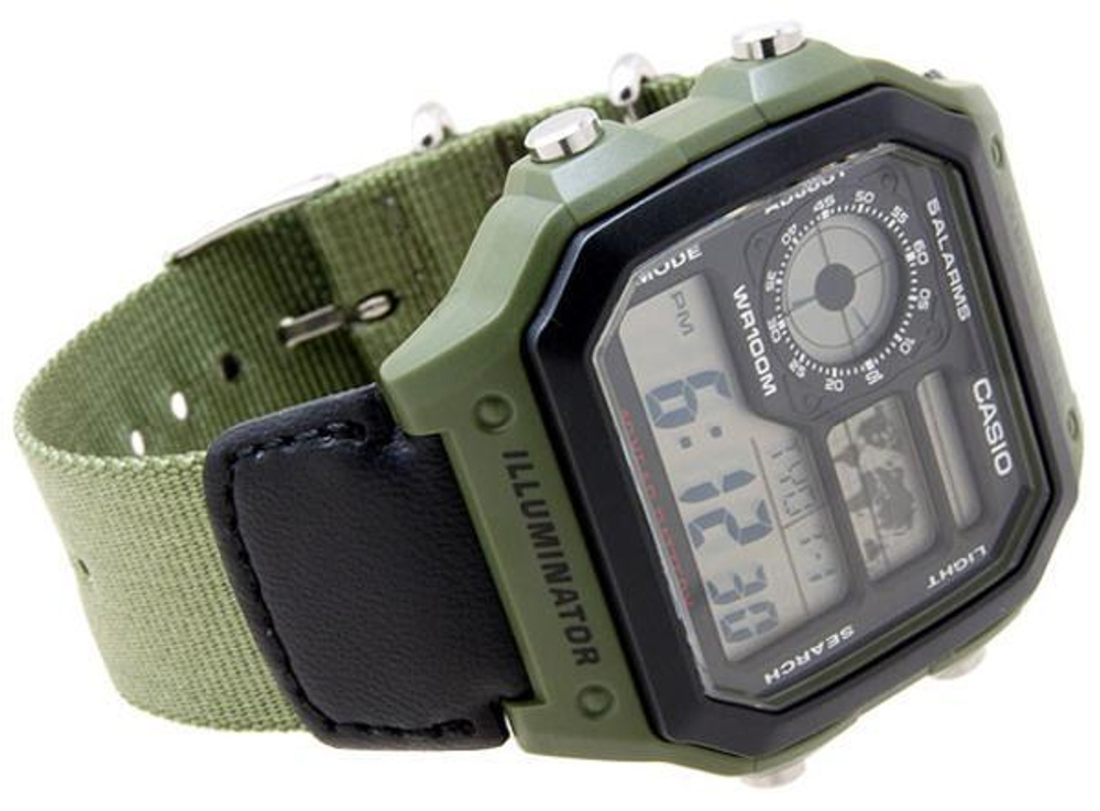 Мужские наручные часы Casio AE-1200WHB-3B