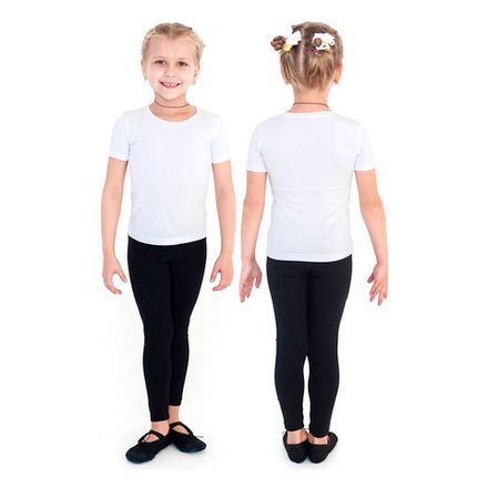 Лосины гимнастические Indigo SM-102-38, р.38, хлопок, эластан, черный