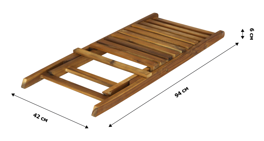 Набор мебели Garden Story садовый Родос из акации 1 уп (3 предмета: стол+ Стул Garden Story 2шт)