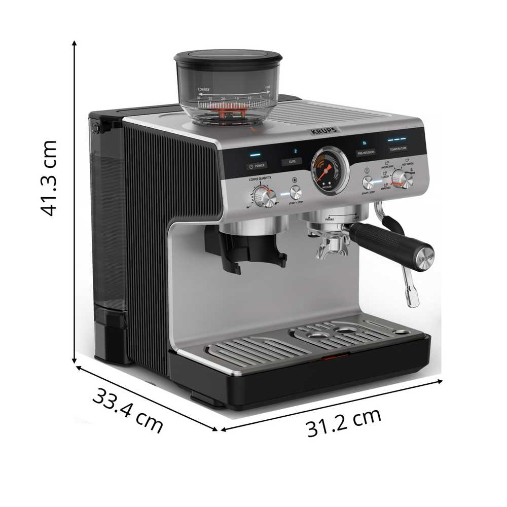 Рожковая кофемашина Krups Precision XP801T10