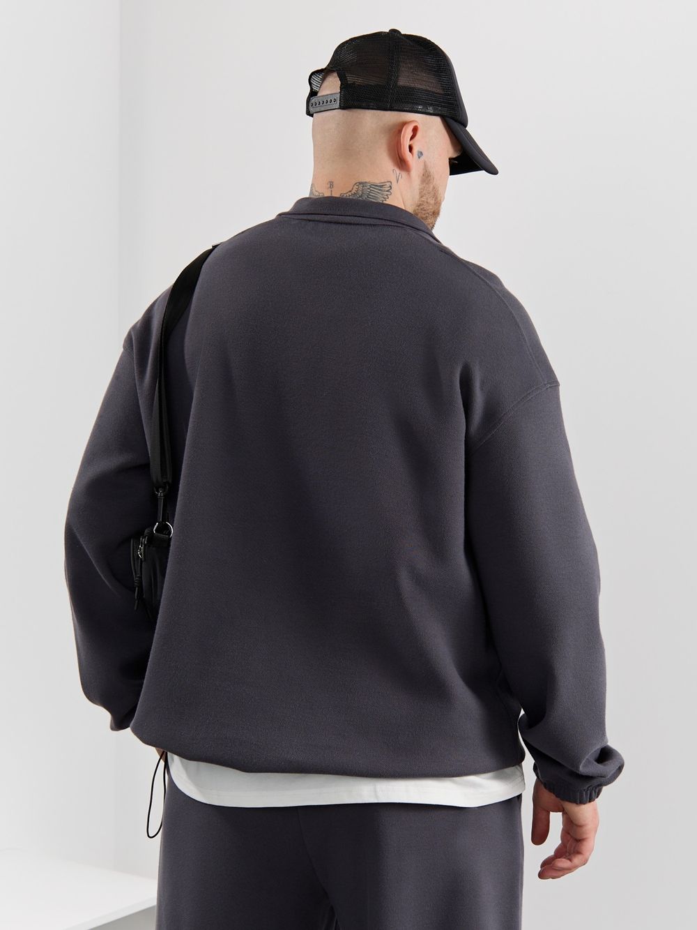 Толстовка мужская Интер-1 Виотекс ГРАФИТОВЫЙ