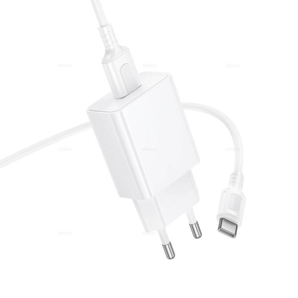 Зарядное устройство на Type-C Borofone QC3.0 BA111A (white)