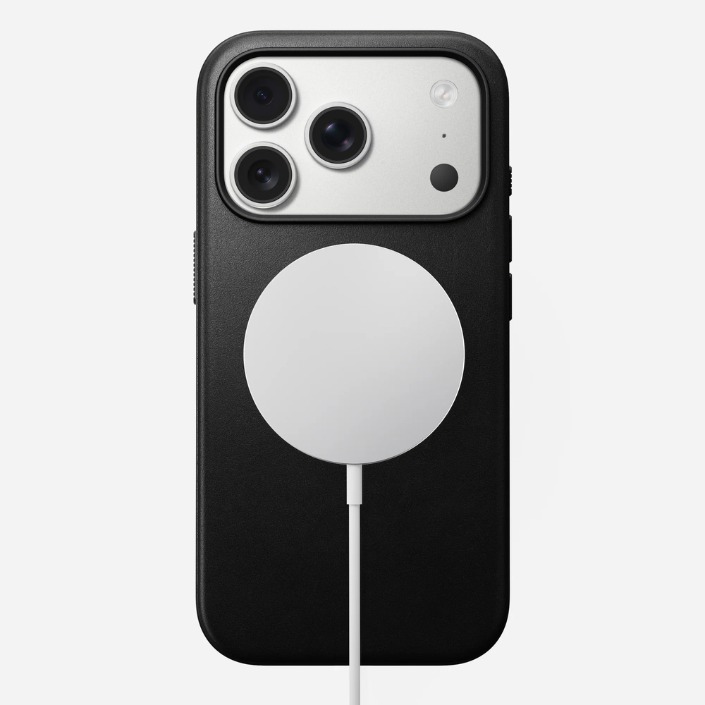 Кожаный чехол Nomad Modern Leather Case для iPhone 17 Pro черный