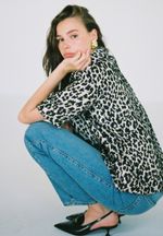 Рубашка Leopard beige