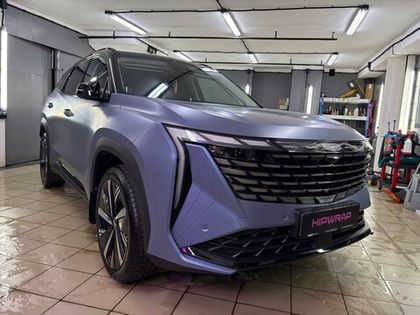 GEELY ATLAS Полная броня кузова матовой и глянцевой плёнками CARBINS  PPF