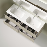 Тумба подвесная Sancos Snob T c двумя ящиками 690х445х500, Beige Soft, SNT70CE