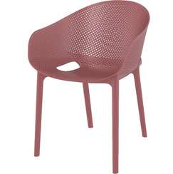 Стул пластиковый Sky Pro марсала
