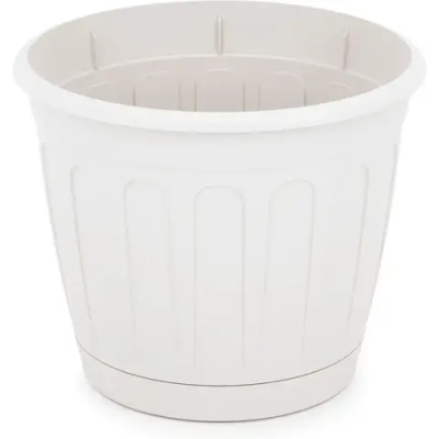 Горшок цв. Дионис 1,6л (белый) (комплект 32 шт)
