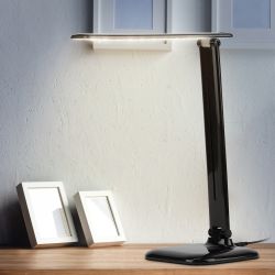 Настольный светильник ЭРА NLED-462-10W-BK светодиодный черный | Светодиодные настольные лампы