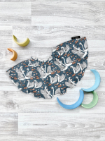 Двусторонний нагрудник Mjölk Лебеди