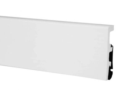 Плинтус Integra 01 белый, 2400x80x20 мм