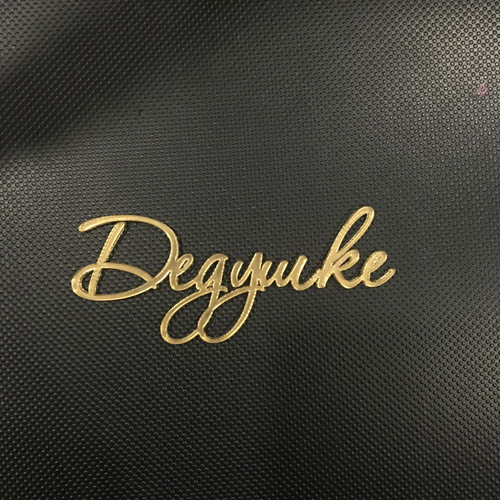 Миниатюра / Дедушке / акрил золото