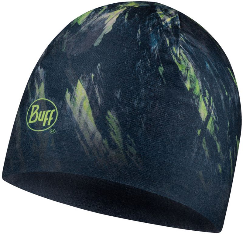 Тонкая теплая спортивная шапка Buff Thermonet Hat Retec Blue Фото 1